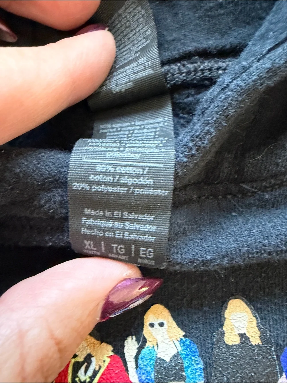 Hoodie with Multicolor Taylor Swift Silhouette Graphic